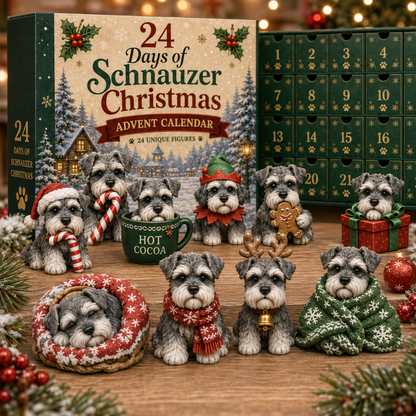 🐶 24 Days of Schnauzer Christmas Advent Calendar 2026 – 24 Collectible Schnauzer Surprises
