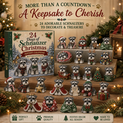 🐶 24 Days of Schnauzer Christmas Advent Calendar 2026 – 24 Collectible Schnauzer Surprises
