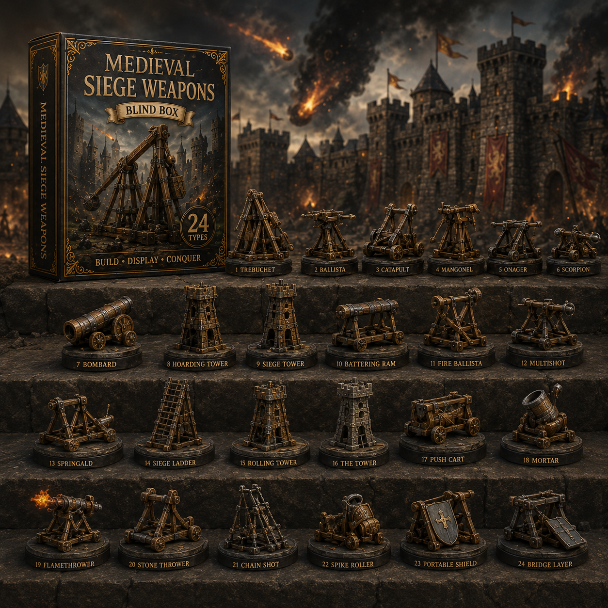 Medieval Siege Engines Blind Box