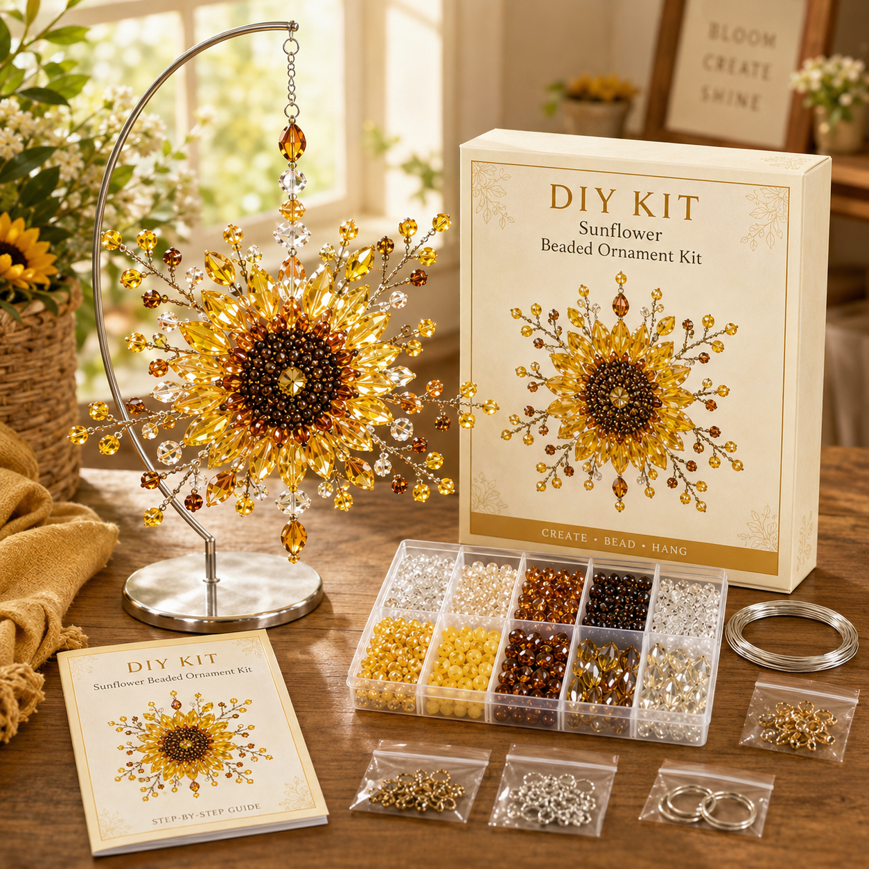 Beaded Ornament DIY Craft Kit
