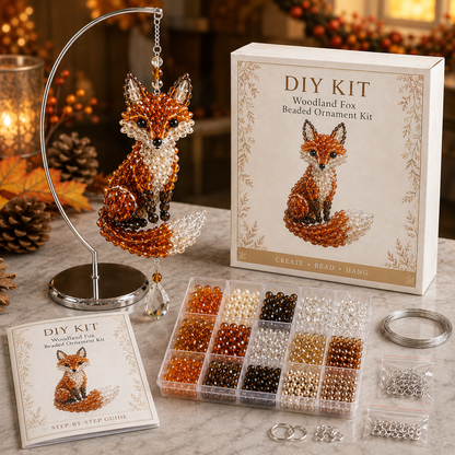 🔥🎁DIY Crystal Beaded Suncatcher Kit – Handmade Ornament Gift for Craft Lovers 🎁