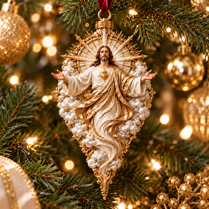 🎄✝️ Jesus Christmas Ornament Collection  – 9 Sacred Faith Keepsakes