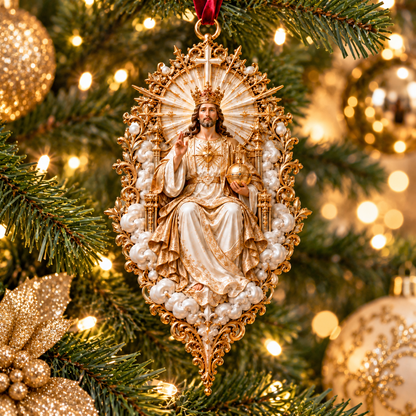 🎄✝️ Jesus Christmas Ornament Collection  – 9 Sacred Faith Keepsakes