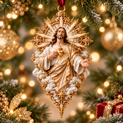 🎄✝️ Jesus Christmas Ornament Collection  – 9 Sacred Faith Keepsakes
