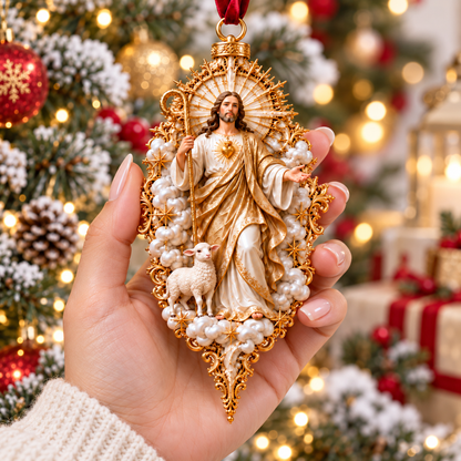 🎄✝️ Jesus Christmas Ornament Collection  – 9 Sacred Faith Keepsakes