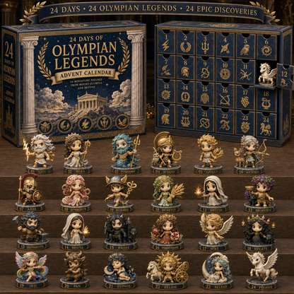 24-Day Greek Mythology Advent Calendar – Gods, Heroes & Mythical Creatures ⚡🏛️