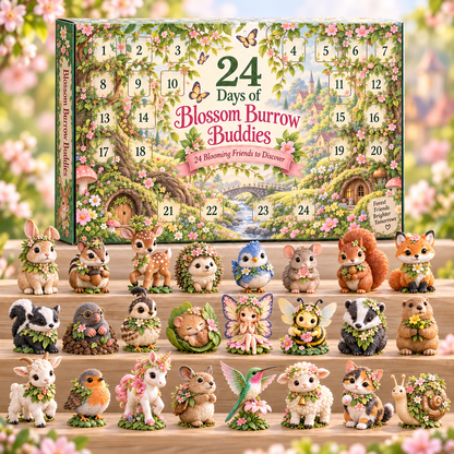 ✨ 2026 24-Day Enchanted Forest Advent Calendar – 24 Magical Collectible Figurines 🎁