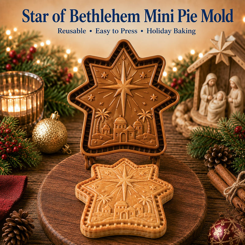 Star of Bethlehem Mini Pie Mold