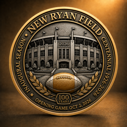 🏈 New Ryan Field 2026 Centennial Commemorative Coin | 100 Years 1926–2026 🏟️