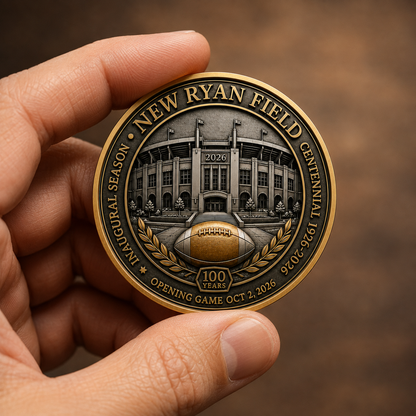 🏈 New Ryan Field 2026 Centennial Commemorative Coin | 100 Years 1926–2026 🏟️