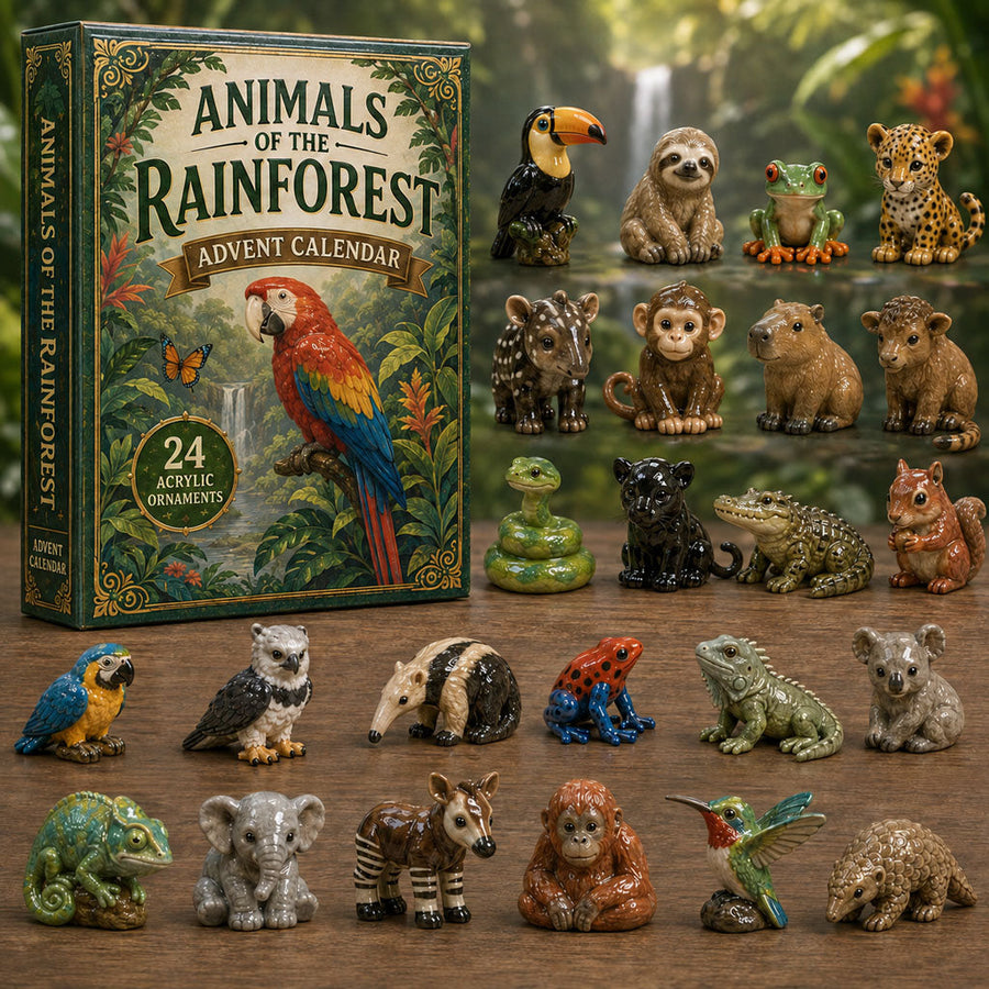 Rainforest Animals Advent Calendar