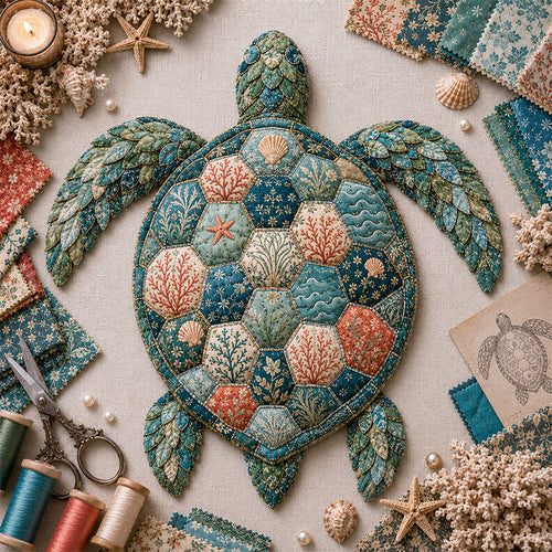 🌊 Ocean Friends DIY Patchwork Decoration Kit