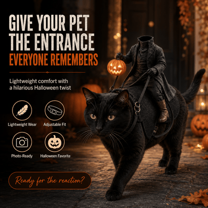 The Headless Horseman Rider™ Pet Costume(one size fits all)