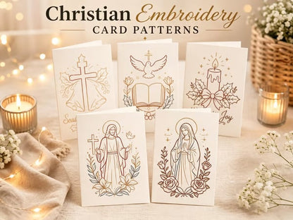 🌲 Christmas Hand Embroidery Card DIY Kit | Stitch Your Way Into the Christmas Spirit ✨ 🎁