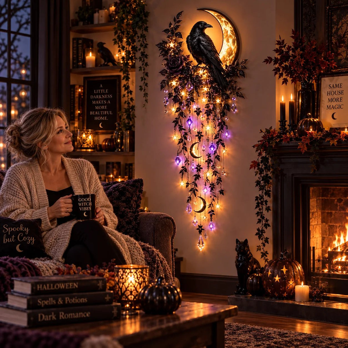 Elegant Halloween wall decoration