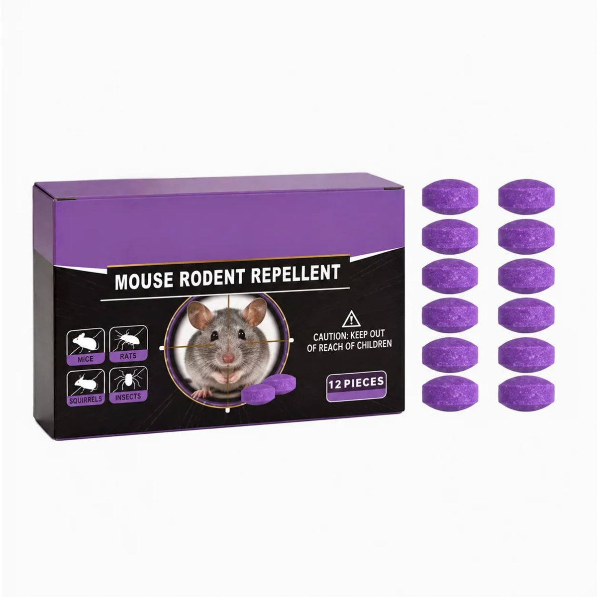 🔥 LAST DAY 50% OFF - Natural Plant-Based Rodent Repellent Balls (12 Pack) 🌿