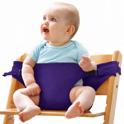 Baby High Chair Seat Belts - Portable Dining Straps Holder