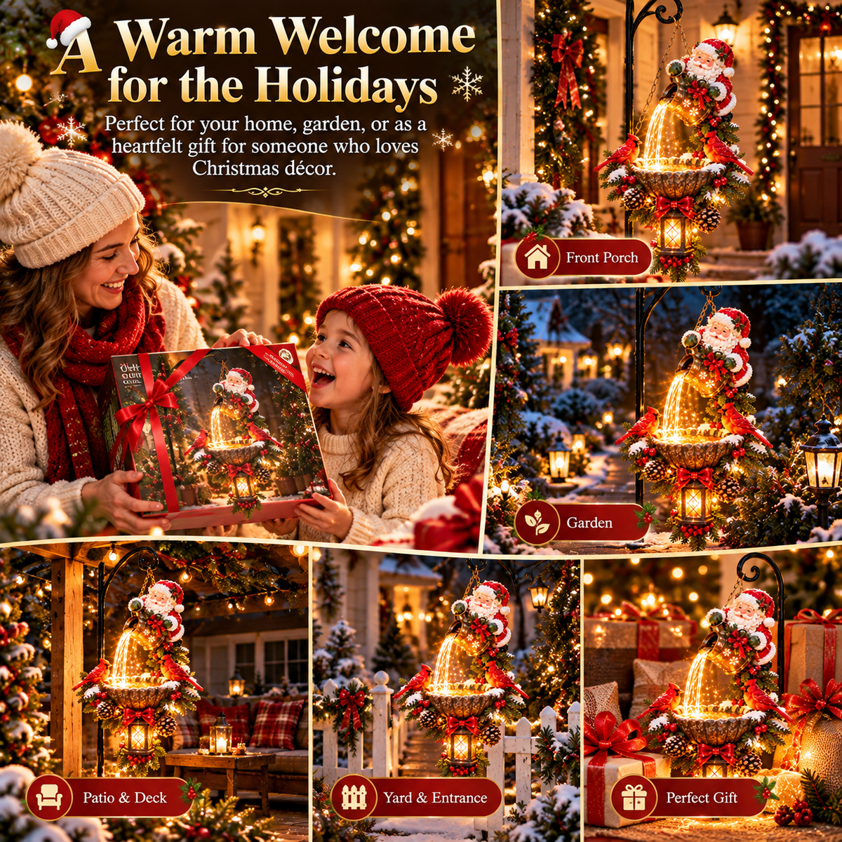 🔥Last Day 50% OFF-🎄 Christmas Magic Pouring Light™ Hanging Collection