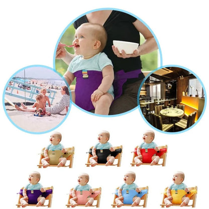 Baby High Chair Seat Belts - Portable Dining Straps Holder