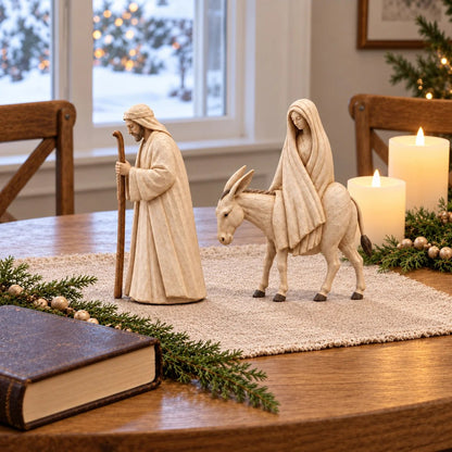 ✝️Journey to Bethlehem Nativity Figurine Set
