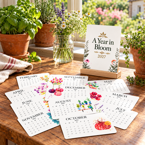 ✨Early Holiday Sale 49% OFF🌱Eco-Friendly Plantable “Timeless” Seed Calendar 2027