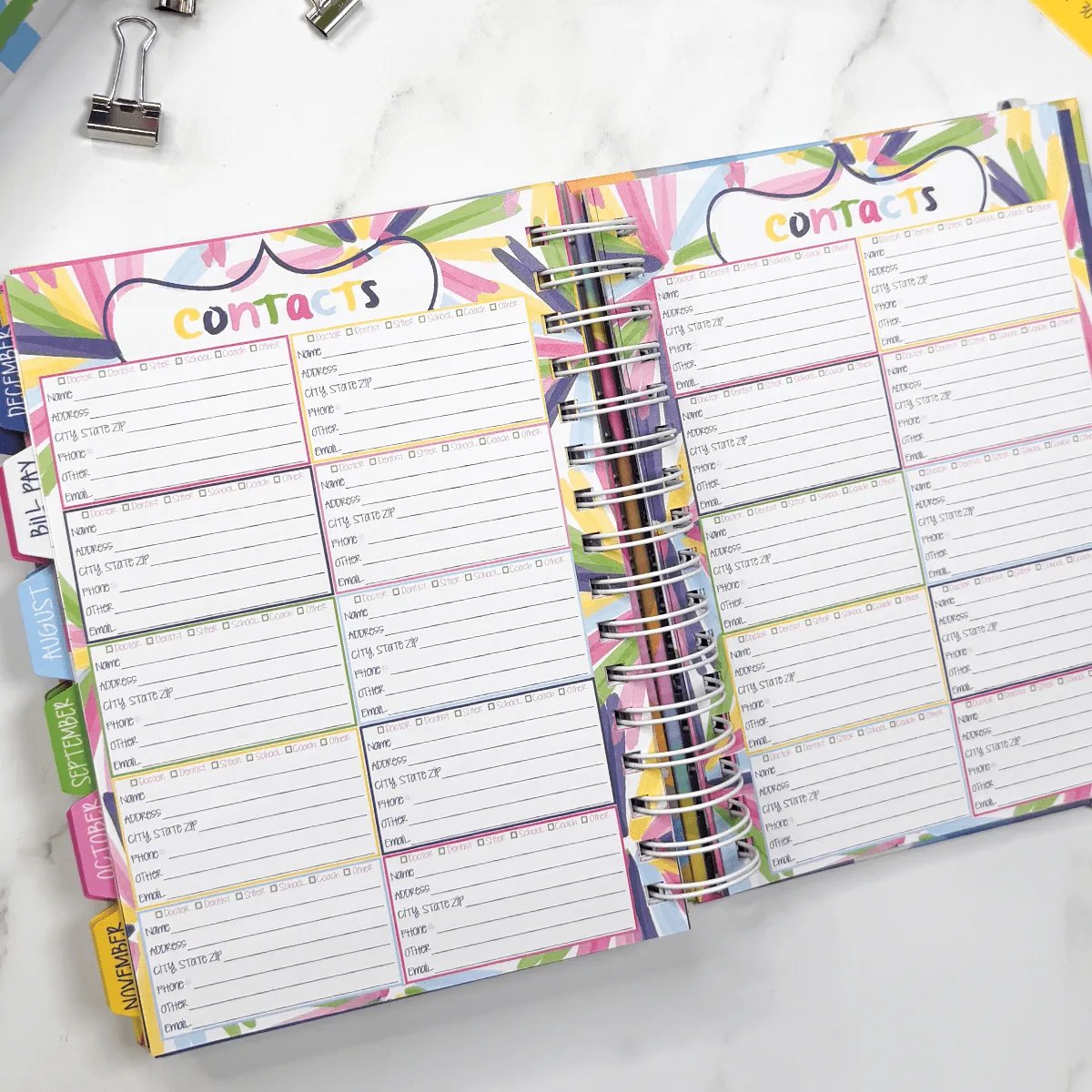 ⏰Limited Stock 50% OFF - 📅✨ 2027–2028 Reminder Binder® – 24-Month All-in-One Life Planner