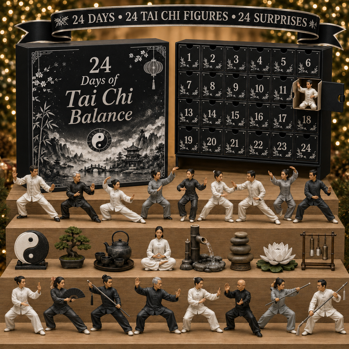 24 Tai Chi collectible figures