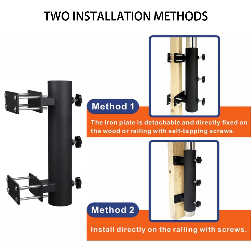 🌂 Adjustable Patio Umbrella Mount Clamp