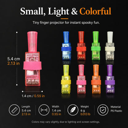 🎉Last Day 49% OFF🎃Halloween Finger Projector Lights – Mini Pattern Projector