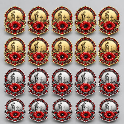 🌺Limited Edition Red P*ppy Remembrance Brooch – For All Our Fallen Heroes🎖️