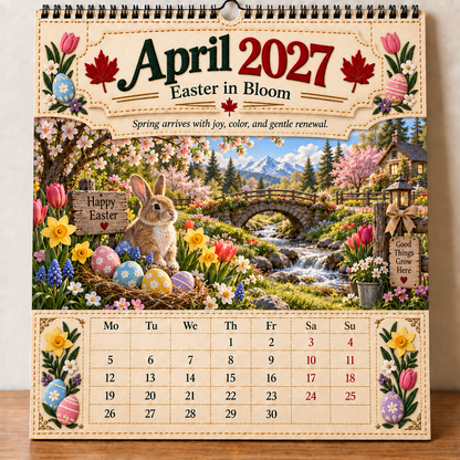 🇨🇦🍁 2027 Canada 160th Anniversary Wall Calendar 🍁🇨🇦