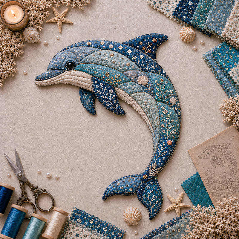 🌊 Ocean Friends DIY Patchwork Decoration Kit