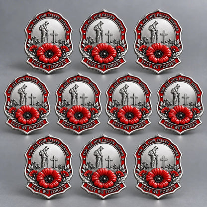 🌺Limited Edition Red P*ppy Remembrance Brooch – For All Our Fallen Heroes🎖️