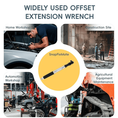1/2in Wrench Extend Rod, Ni Cr Alloy Steel Multifunctional Universal Wrench Extender, Compact Size and Lightweight Design, for Fastening Tasks,SnapFixMate