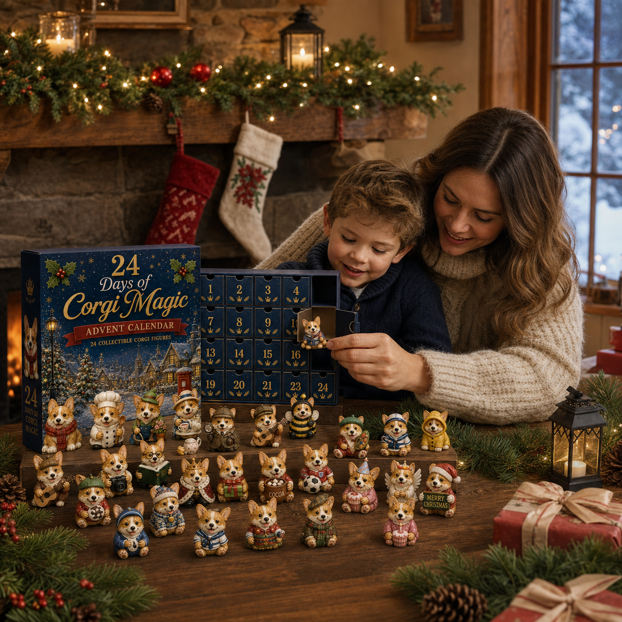 24 Day Corgi Christmas Countdown