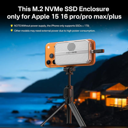 🧲 10Gbps Magnetic SSD Enclosure & Docking Station  – High-Speed M.2 NVMe SSD Storage Adapter with Multi-Port Expansion
