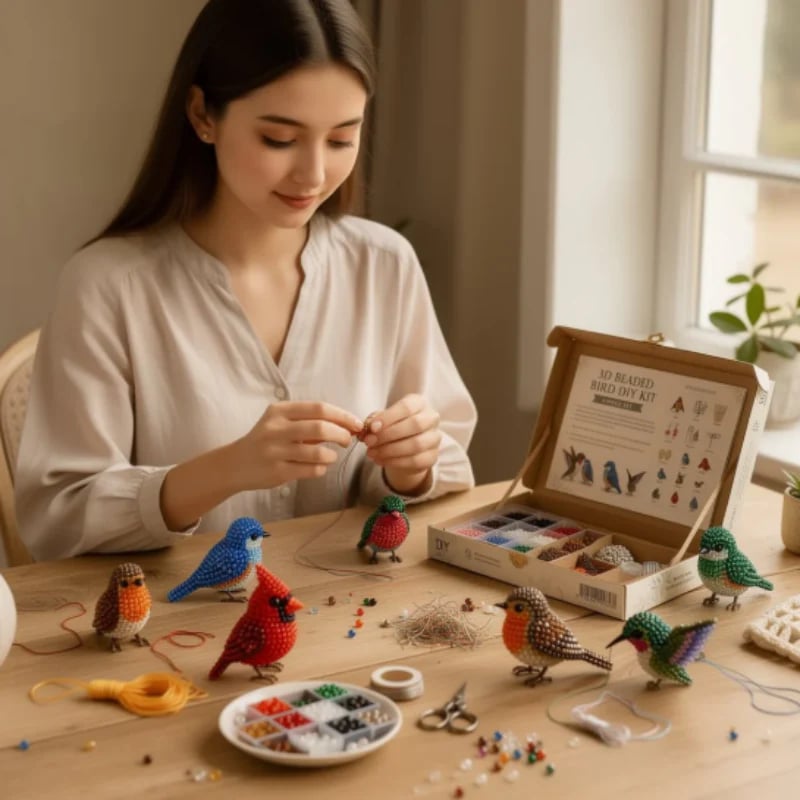 3D Beaded Animal DIY Craft Kit