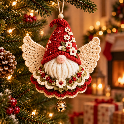 🎄 DIY Crochet Christmas Angel Ornament Kit – Make, Hang & Treasure✨