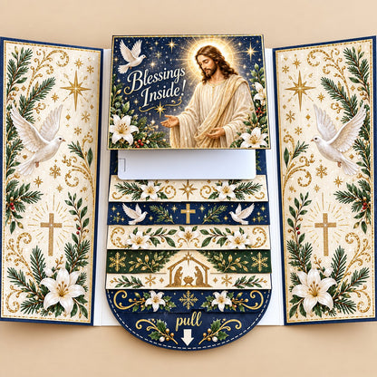 ⏰LAST DAY 50% OFF - 2026 New🎅🎁 Waterfall Christmas Gift Card Booklet 💳✨