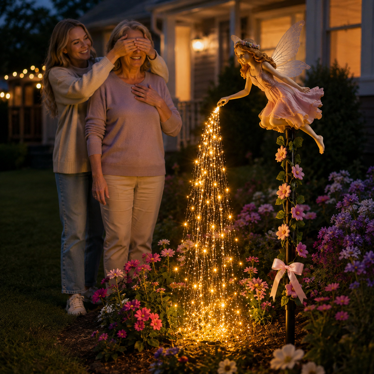 🔥Today 49% OFF🧚‍♀️Fairy Sprinkling Magic Dust Garden Light🌸