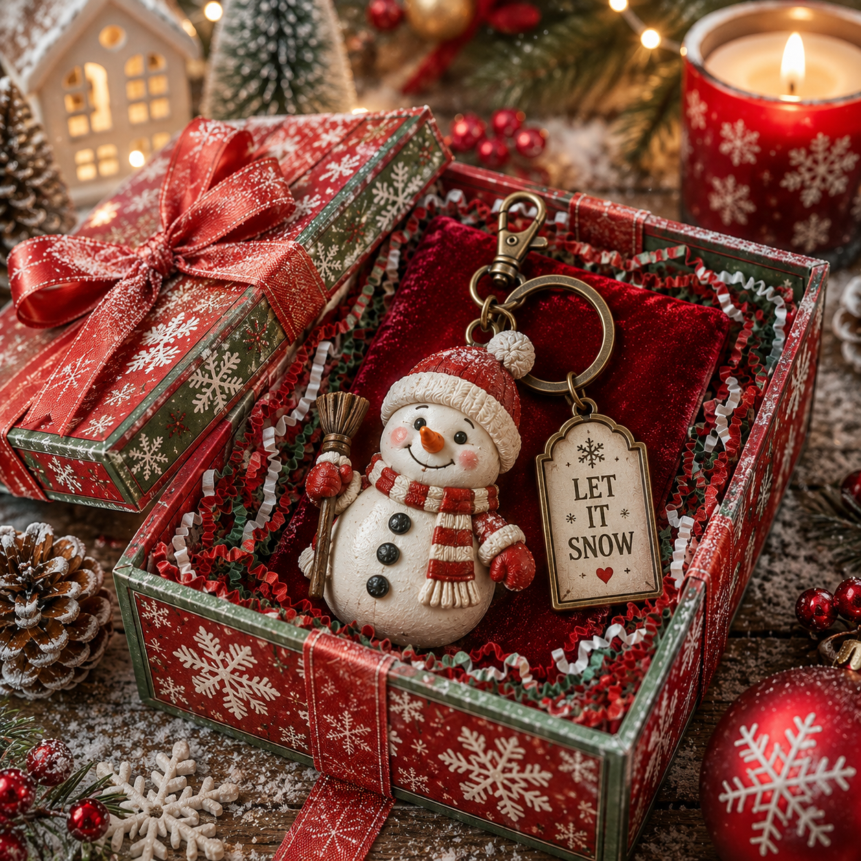 🎄 2026 Christmas Character Keychain Gift Box🎁