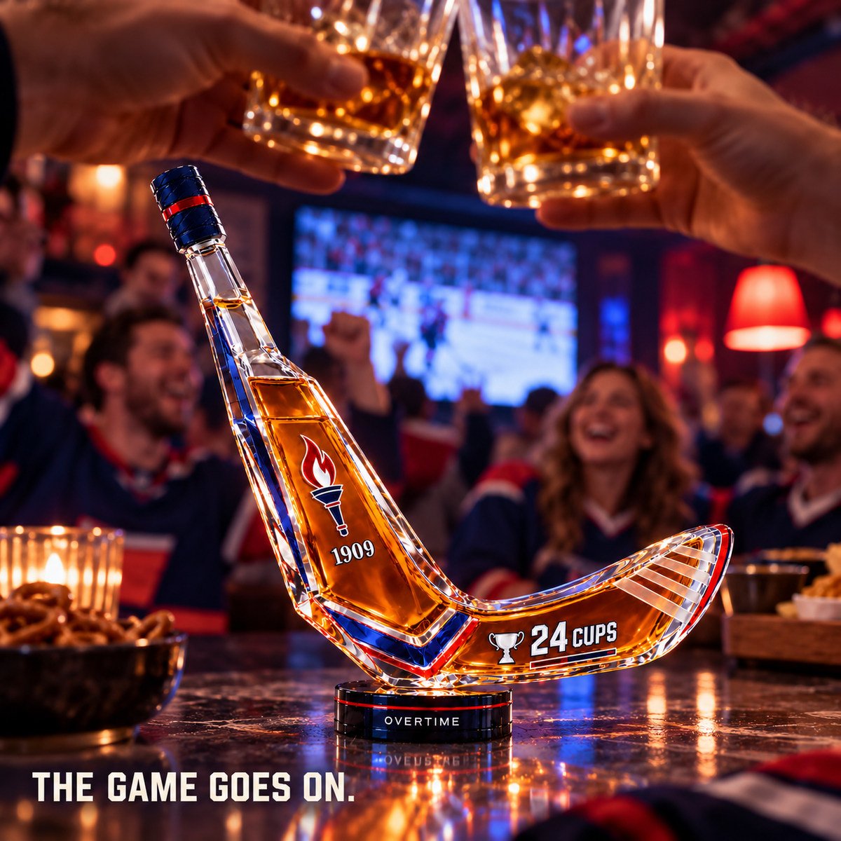 🔥Last Day 50% OFF- 🏒Hockey Stick Whiskey Decanter — 2026–27 Limited Custom Edition
