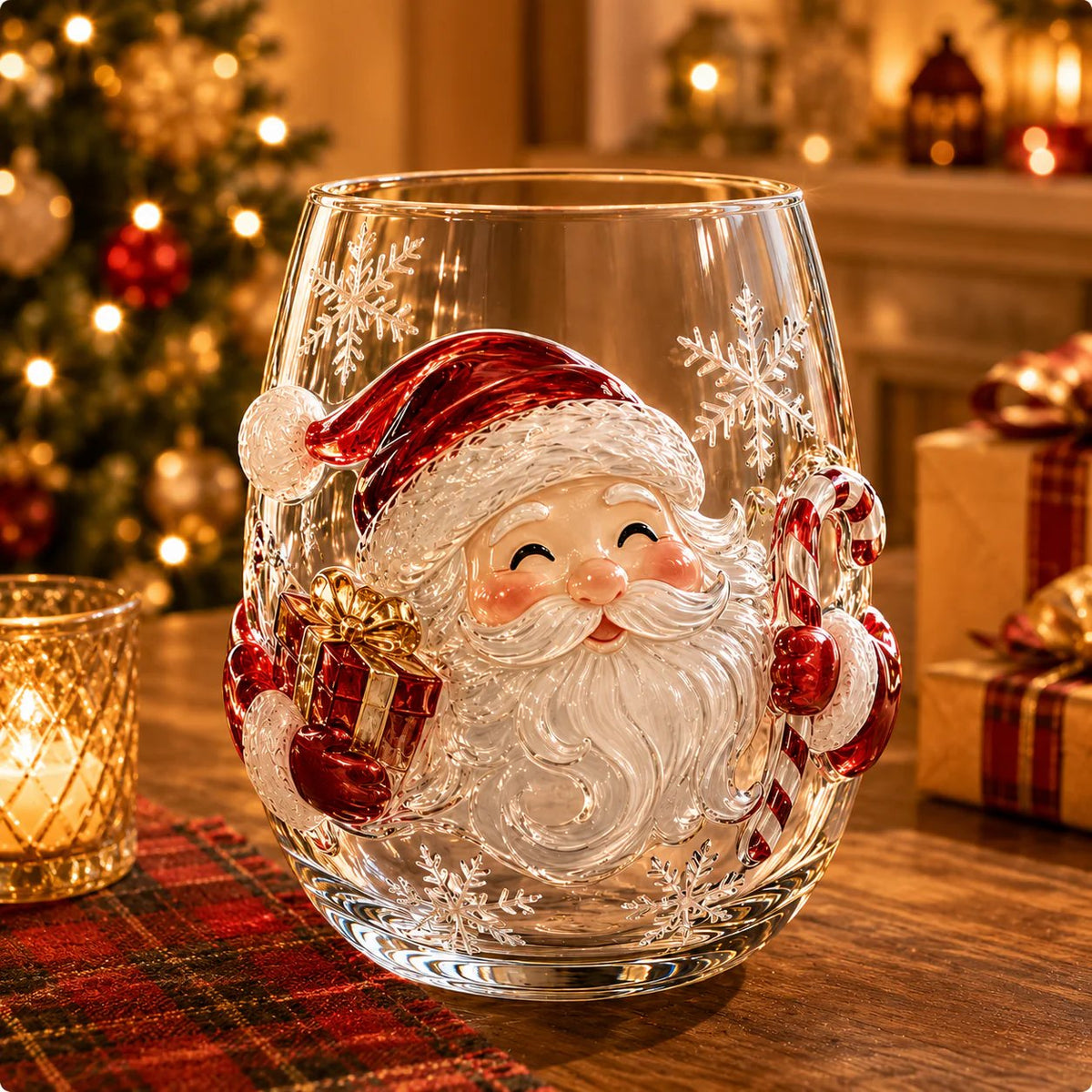 💥 Pre-order: 49% Off – Santa Stuck in the Chimney Whiskey Bottle