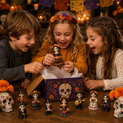 ✨Day of the Dead Costume Advent Calendar 2026 - 24-Day Festive Countdown, Acrylic Charms Blind Box