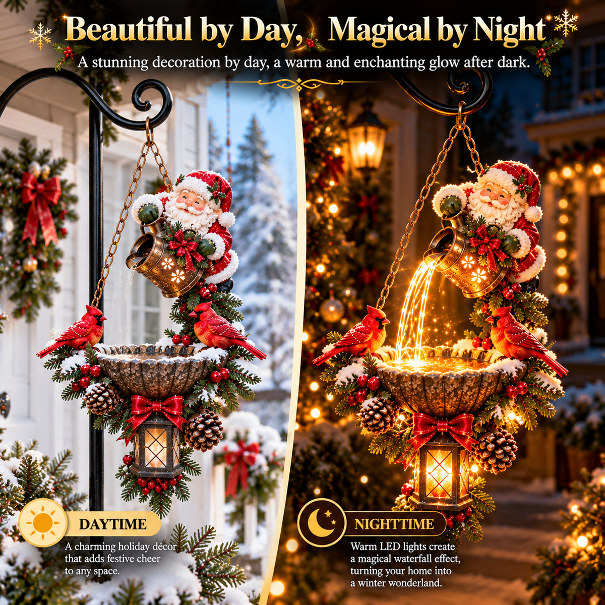 🔥Last Day 50% OFF-🎄 Christmas Magic Pouring Light™ Hanging Collection