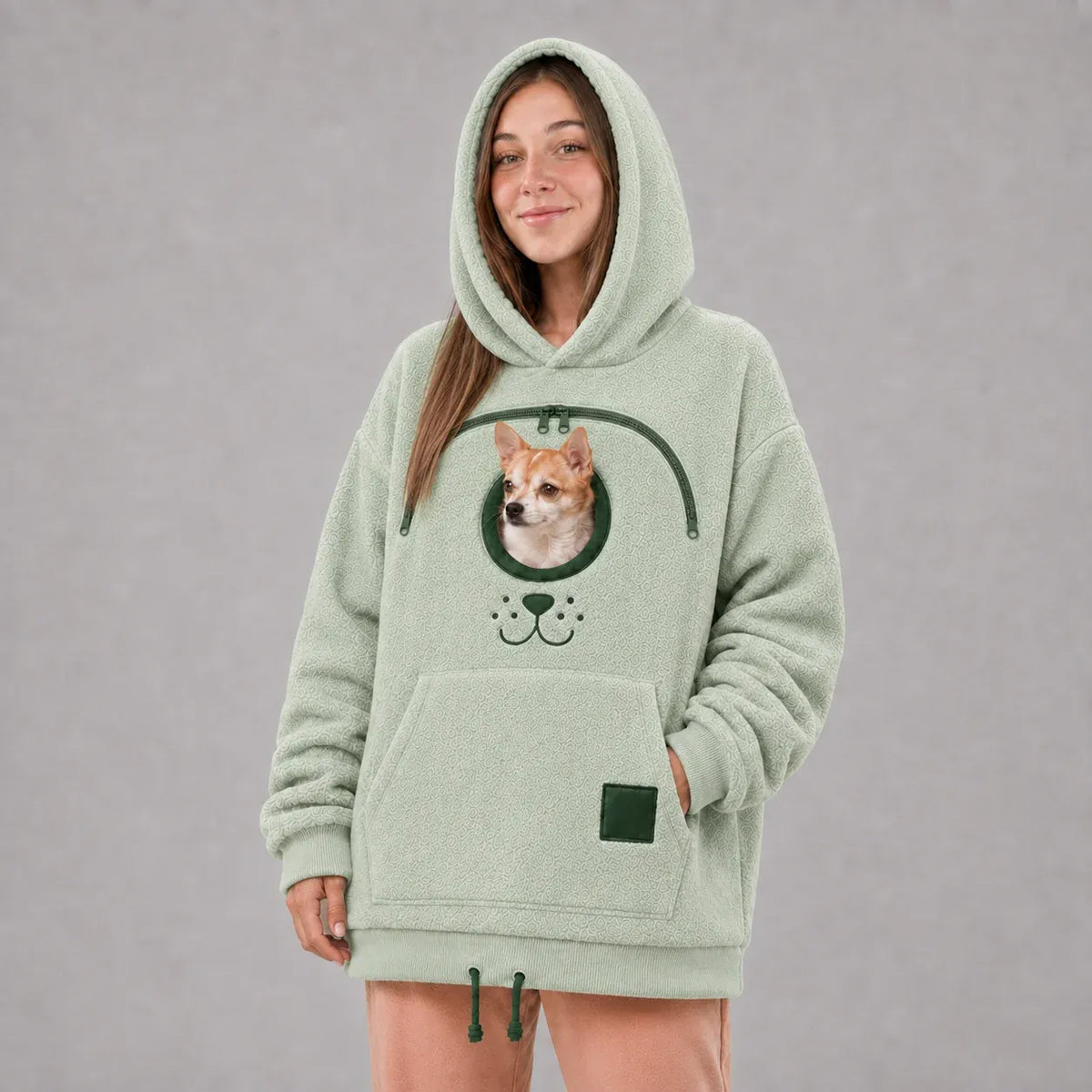 ⏰LAST DAY 50% OFF 🐾 Stay-Close Cuddle Hoodie™ – Cozy Hands-Free Pouch for Cats & Small Dogs