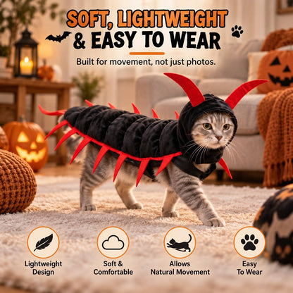 😹 Giant Centipede Cat Costume™ — Creepy Until It Starts Walking