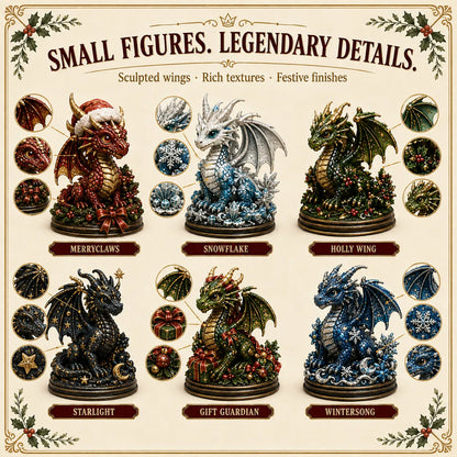 🐉 LAST DAY 49% OFF – 24 Days Of Dragons Advent Calendar | 24 Unique Collectible Dragon Figures with Fantasy Designs & Magical Countdown Experience ✨