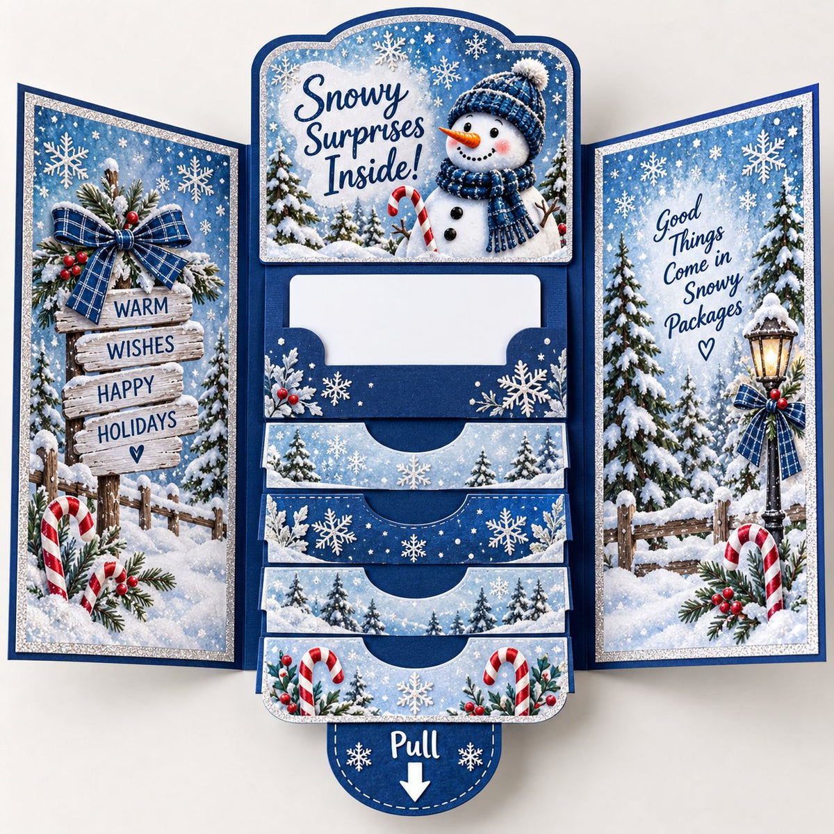 ⏰LAST DAY 50% OFF - 2026 New🎅🎁 Waterfall Christmas Gift Card Booklet 💳✨