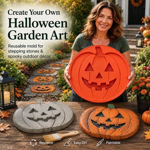 💥 LAST DAY 49% OFF - Reusable Halloween Garden Art Mold – Make Your Garden Truly One of a Kind
